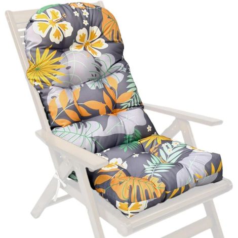 Chaise terrasse, Coussin Chaise à Bascule à Dossier Haut, Chaise d'extérieur imperméables (1/5)