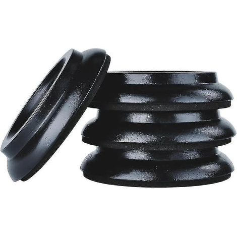 Lot de 4 coupelles en bois dur naturel pour roulettes de piano, avec patins antidérapants en EVA, protection de sol compatible avec les pieds de piano, de chaise, de lit et de canapé (1/5)