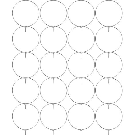 200 Pièces Marqueurs de Verres à Boire 30mm en Acier au Carbone (1/5)