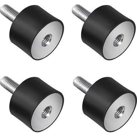 4X Silent Block Rubber Buffer M6 M8 Shock Absorber Threaded Metal Bumper, 2015 M618 (1/5)