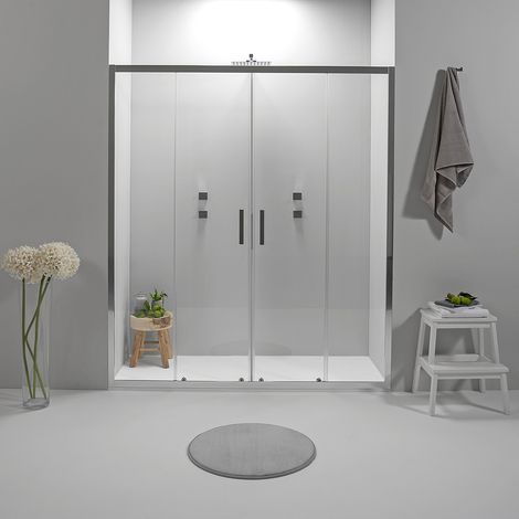 PORTA DOCCIA NICCHIA ELITE 170 CM SCORREVOLE TRASPARENTE (1/5)