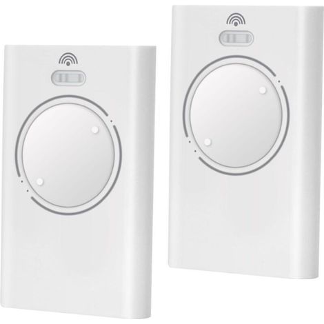 Set mit 2 868-MHz-Torfernbedienungen, kompatibel mit XT4 868 SLH LR, XT4 868 SLH, XT2 868 SLH LR, XT2 868 SLH, Weiß (1/4)