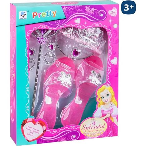 Juego Belleza Zapatos Metalizado