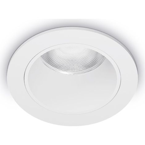 Ideal Lux Faretto Ad Incasso Serie QUARK 1 Luce LED Integrato Bianco Alluminio