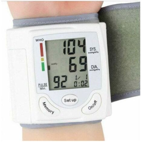 Tensiomètre au poignet - Tensiomètre intelligent professionnel, détection automatique de l'hypertension, détection des battements cardiaques irréguliers,