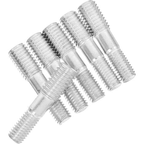 6 Pièces Vis à Douille Double Tête pour Guide de Tronçonneuse Vis de Remplacement pour Réparation et Entretien de Tronçonneuses Compatible (1/5)
