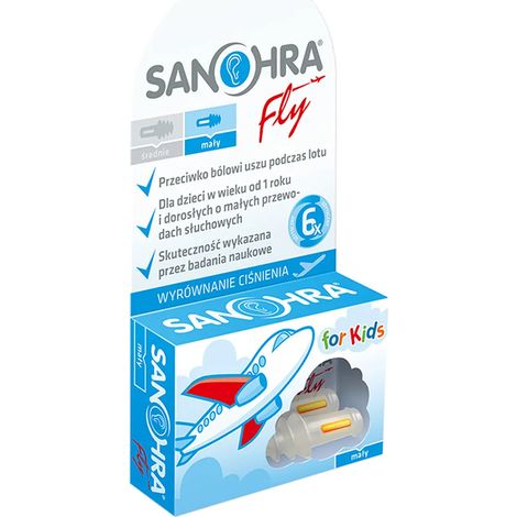 Tappi per le orecchie Sanohra Fly per bambini - 1 paio