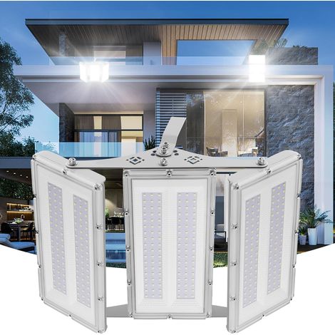 Projecteurs LED Extérieur 300W-220V IP65 Etanche Spot LED Extérieur- 30000LM Blanc Froid 6500K Eclairage de Sécurité pour Garage Jardin Patio Grange Cour (1/5)
