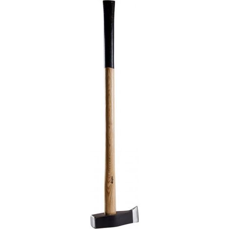 Dema – Hache à fendre 3 kg – Manche en bois de frêne – Tête en acier trempé – Longueur 900 mm pour fente efficace