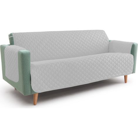 NUOVO COPRIDIVANO GR SALVADIVANO SYMPHONY TRAPUNTATO GRIGIO 4 POSTI seduta cm. 230 (1/3)
