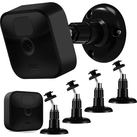 Wandhalterung – 4er-Pack – Metall und Kunststoff – 360° verstellbar – Für Blink-Kamera – Schwarz (1/5)