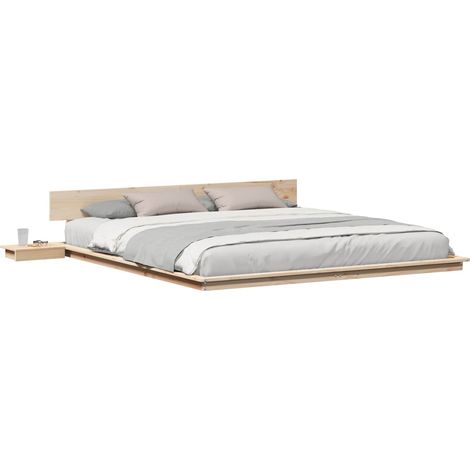 Maison Exclusive - Bettgestell Braun 180 x 200 cm Holz