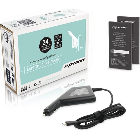 Cargador de coche USB-C de 65 W para portátil (1/5)
