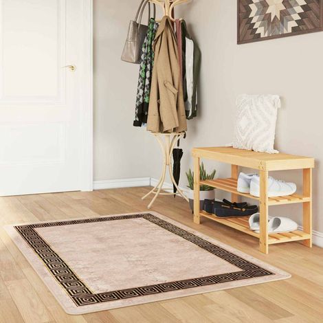 Pasillo de alfombra MARSA Negro 80 x 100 cm Poliéster y PVC