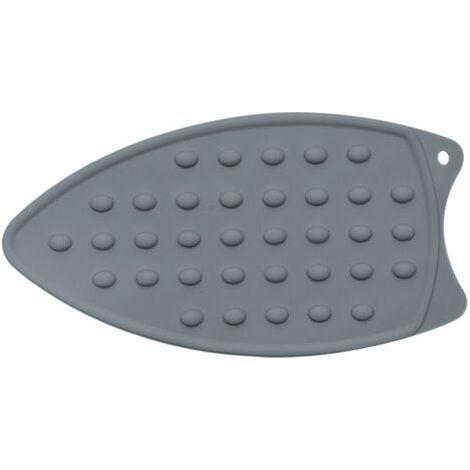Gray Silicone Iron Pad with Insulating Ironing Cloth, Table Ironing Mat, Iron Holder, Thick Heat Insulation, Household (1/5)