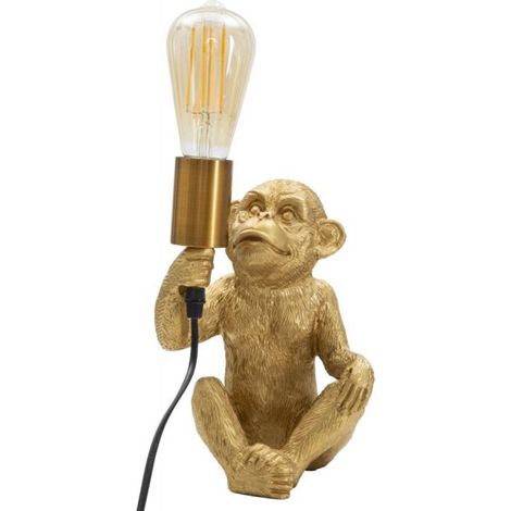 Lampada da tavolo decorativa in poliresina Monkey (1/7)