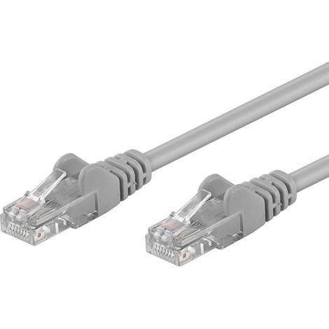 INTELLINET Cavo di rete Patch CCA Cat. 6 Grigio UTP 25 m