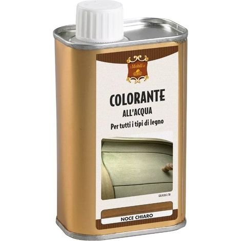 COLORANTE PER LEGNO ALL'ACQUA NOCE CHIARO 250ML