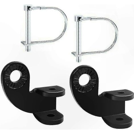 Set aus 2 universellen Fahrradanhängerkupplungen, kompatibel mit Kinderwagen und Lastenrädern, robustes Verbindungsstück für Trolleys. (1/5)