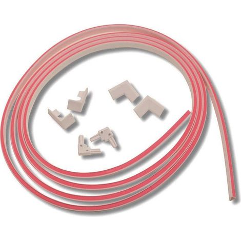 Ricambio kit profilo bordo vasca in gomma bianco ideal standard Albatros 4R10010011