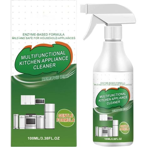 Fly Cleanse Nettoyant Enzymatique Moussant Multi-Usages Spray, Fly cleanse Spray Nettoyant Puissant Pour Dégraisser La Cuisine,Enzymatique Pour Dégraisser La Cuisine,Non Laisse Des Traces,120ml (1PC)