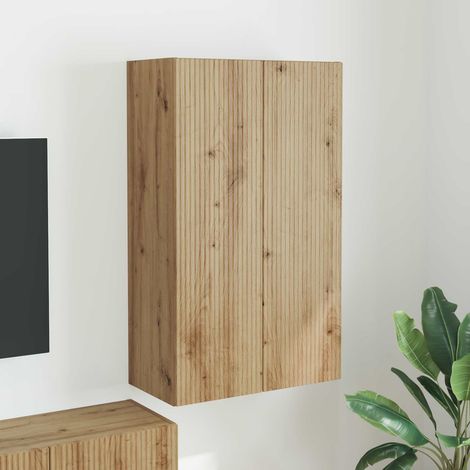 TV-Wandschrank Artisan-Eiche 59,5 x 31 x 100 cm Holzwerkstoff (1/4)