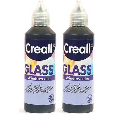Peinture repositionnable pour vitres 160 ml - noir