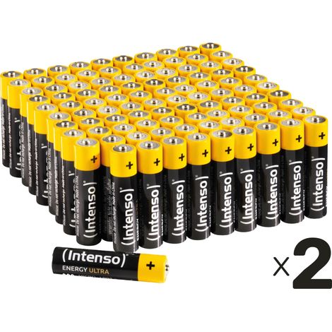 Set de piles micro INTENSO Energy Ultra, AAA LR03, 200 pièces (1/2)
