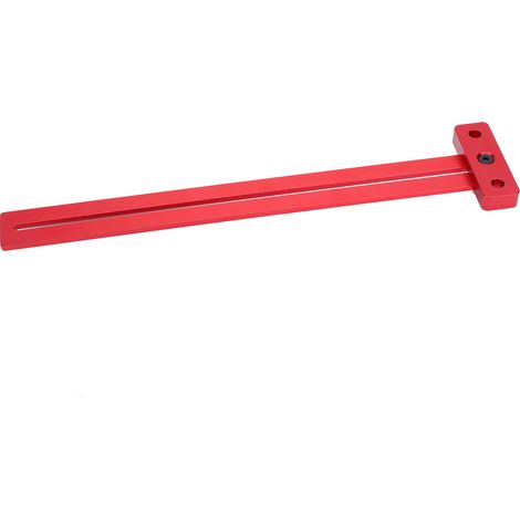 T-Lineal aus Aluminiumlegierung, professionelles Anreißwerkzeug für die Holzbearbeitung, 370 mm (1/5)