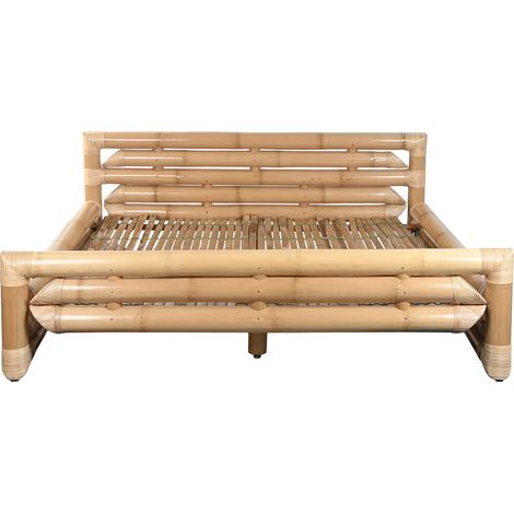 Cama Bambu Ratan 202,5X220X74 180X200 Colchon (1/5)