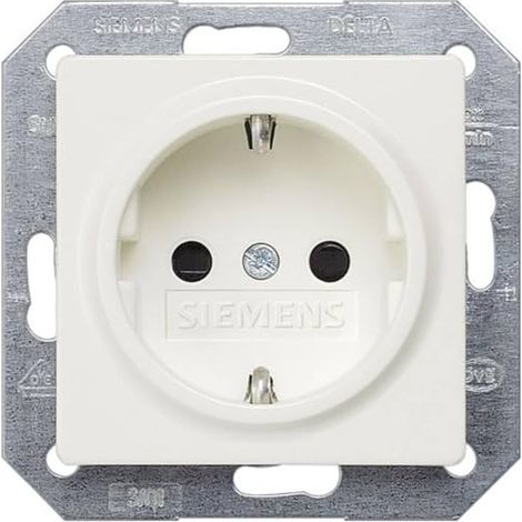 Bjc delta i-sys blanco - Toma enchufe bornes 55x55mm blanco titan delta