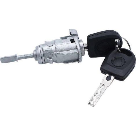 Serrure de porte avant gauche conducteur fiable 604837167, cylindre de verrouillage avec clé pour remplacement direct, pièce d'origine neuve. (1/4)