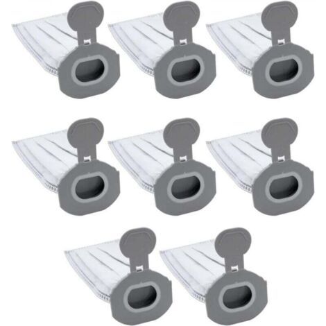 Lot de 8 sacs d'aspirateur FP7 pour Vorwerk sacs d'aspirateur pour Vorwerk Kobold VK7 FP7 sac filtrant de qualité supérieure, sacs à poussière de rechange pour sacs d'aspirateur sans fil (1/5)