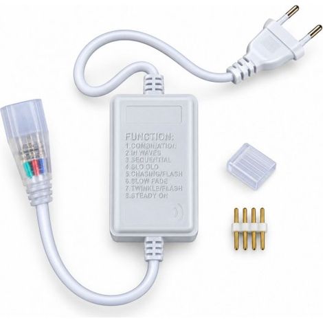 Kit Cavo Alimentazione Con Spina EU per Striscia LED RGB 220V SL065044