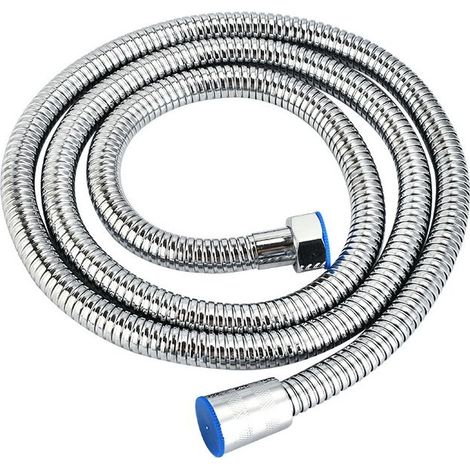 Tuyau de douche d'acier inoxydable, Tuyau de douche à main de galvanoplastie (Long 1.5 Meters) (1/4)