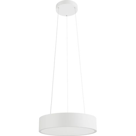 Plafoniera Sospesa TOT Beneito & Faure 40W 450mm 115º Tuya CCT 2600K-4000K dimmerabile Bianco Opaco - Illuminazione Smart Design Moderno (1/2)