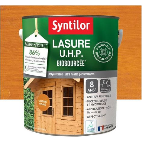 SYNTILOR UHP Naturschutzlasur biosourced 8 Jahre dunkle Eiche satiniert 5 L SYNTILOR