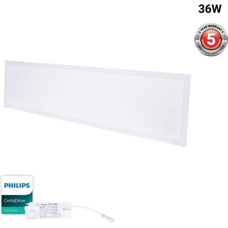 Panel LED Empotrable Backlight 120x30cm 36W -135lm/W - UGR22 - - Blanco Cálido (1/5)