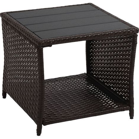 Gartentisch aus Polyrattan - wetterfest und langlebig