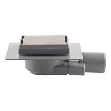 PILETTA SIFONATA PER SCARICO PAVIMENTO GRIGLIA PIASTRELLABILE- 115x50- TEA- pezzi 1