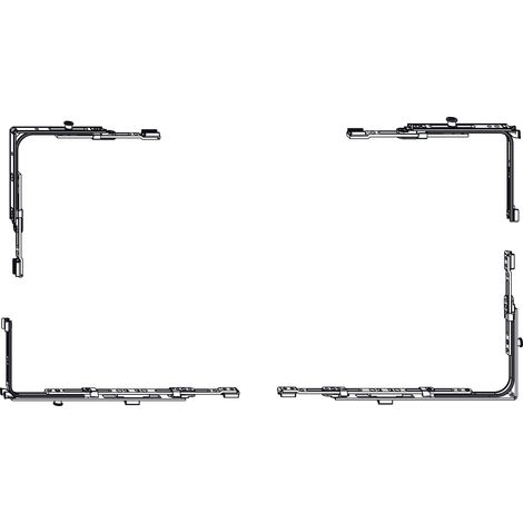 MACO SKB-SE Grundkarton Eckumlenkung Multi-Matic, links, silber (102171)