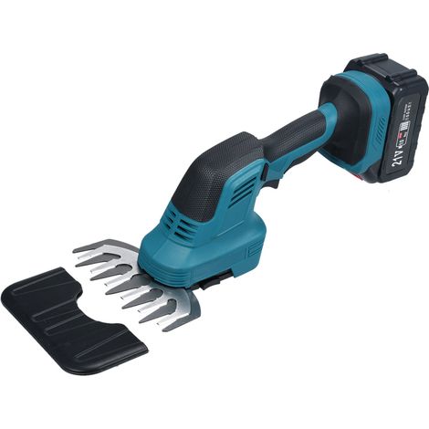 Taille-haie et coupe-bordures sans fil 2 en 1, 21V, coupe-herbe à main léger, cisaille à haies avec batterie 4,0 Ah et chargeur pour jardin, cour et pelouse (1/5)