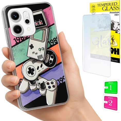 Coque pour Oppo Reno 14F / 14 FS 5G avec protection photo, coque arrière et verre trempé 9H (1/5)