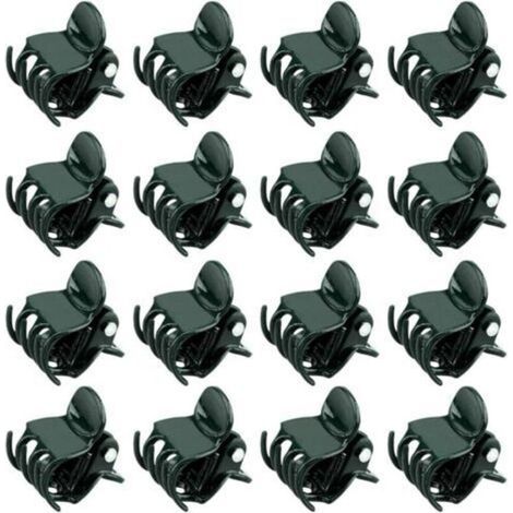 100 Pieces Clips de Support Plante,Clips pour Plantes Grimpantes,Clips Orchideen,Clips Attache Tuteur,Jardin Clips de Fixation Plante en Plastique,pour Plantes,Fleurs-Orchidée Style (1/4)
