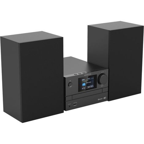 Kenwood M-525DAB set audio da casa Microsistema audio per la casa 7 W Nero