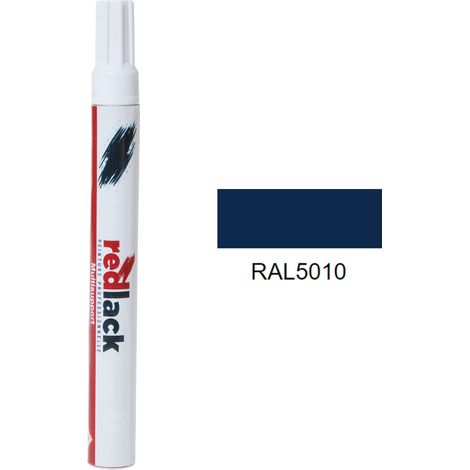 Feltro Vernice per ritocchi 8 ml – RAL 5010 – Blu genziana – satinata – multisupporto – Redlack