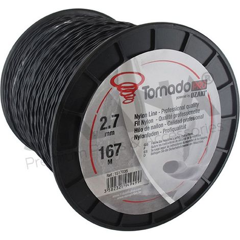 Bobine Fil Nylon Copolymère Ozaki Tornado - Longueur: 167m, ø: 2,70mm.