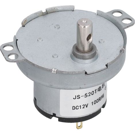 Moteur à courant continu 12V synchrone haute performance, réducteur de vitesse, couple important 100 tr/min pour équipements de précision (1/5)