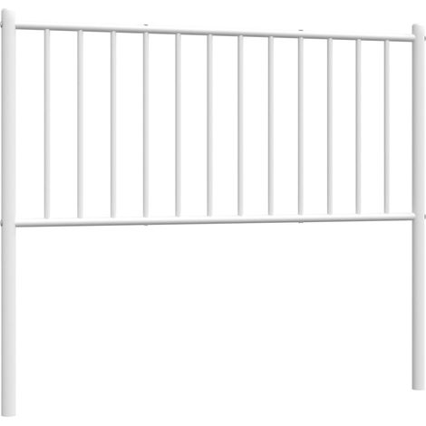 Cabecero complemento de dormitorio mueble 100 cm metal blanco TDL0202489 (1/5)