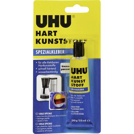 UHU Hart Kunststoff 30 g Spezialkleber
